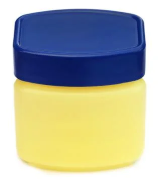 Jar for petroleum jelly Stock Photos