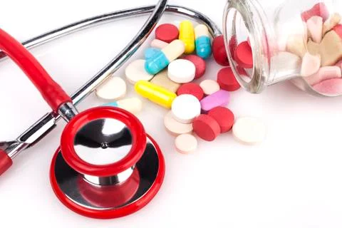 Jar With Pills Stock Photos