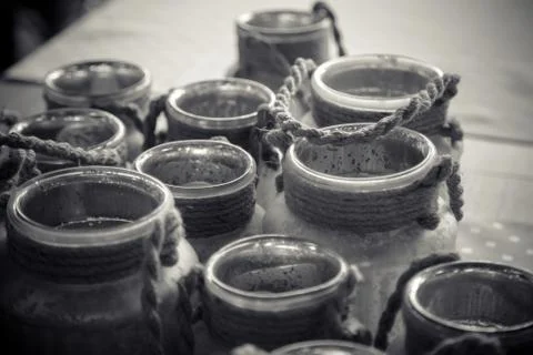 Jar of tools Stock Photos