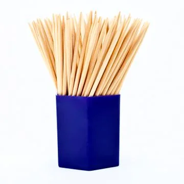 Jar of Tooth Picks Stock Photos