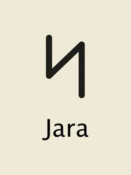Jara Rune Stock Illustration