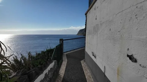 Jardim do Mar, small and beautiful village on Madeira Island, Portugal 库存影片 301393937