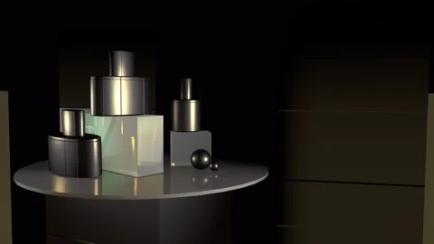 Jars and bottles of cosmetics. Stock Footage 229759794