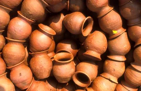 Jars of clay india Stock Photos