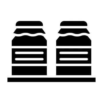Jars Vector Icon Design Illustration Illustrazione stock