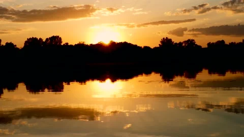 Jarun by night 03 Stock Footage 130755241