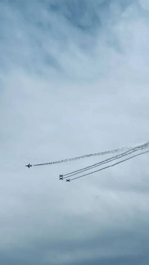 JASDF Blue Impulse Stock Footage 321426287