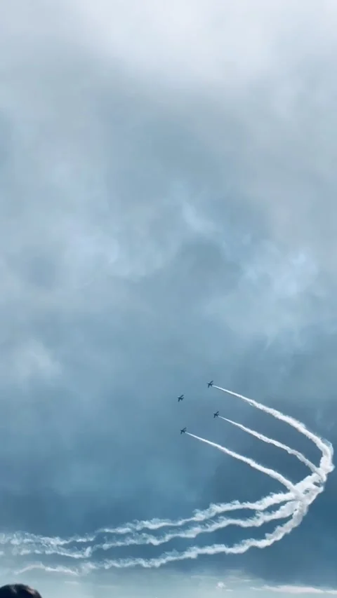 JASDF Blue Impulse Stock Footage 321902206