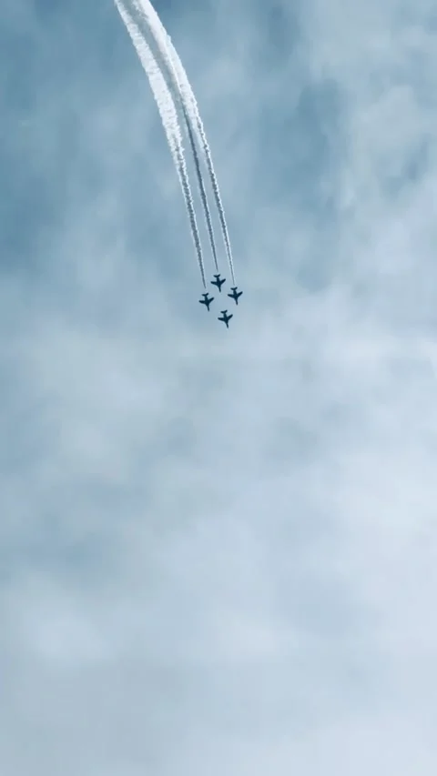 JASDF Blue Impulse Stock Footage 321902208
