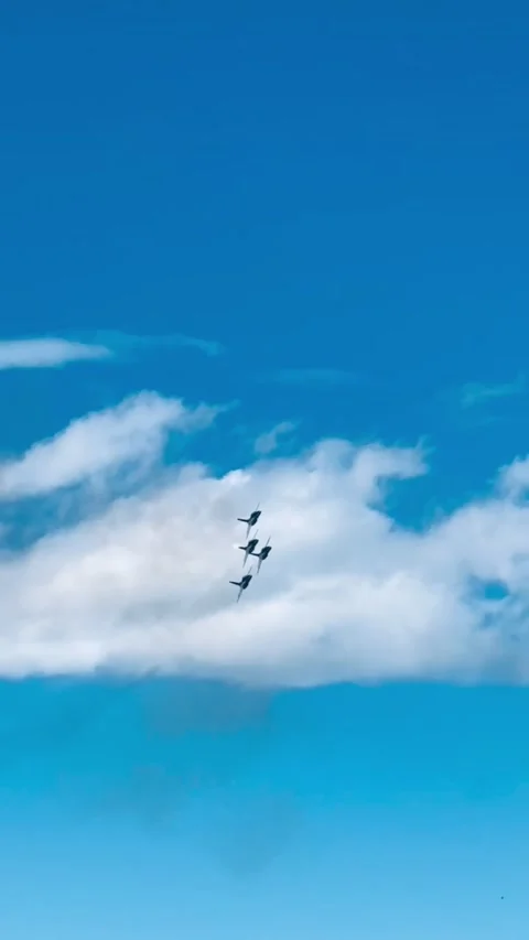 JASDF Blue Impulse Stock Footage 322008471