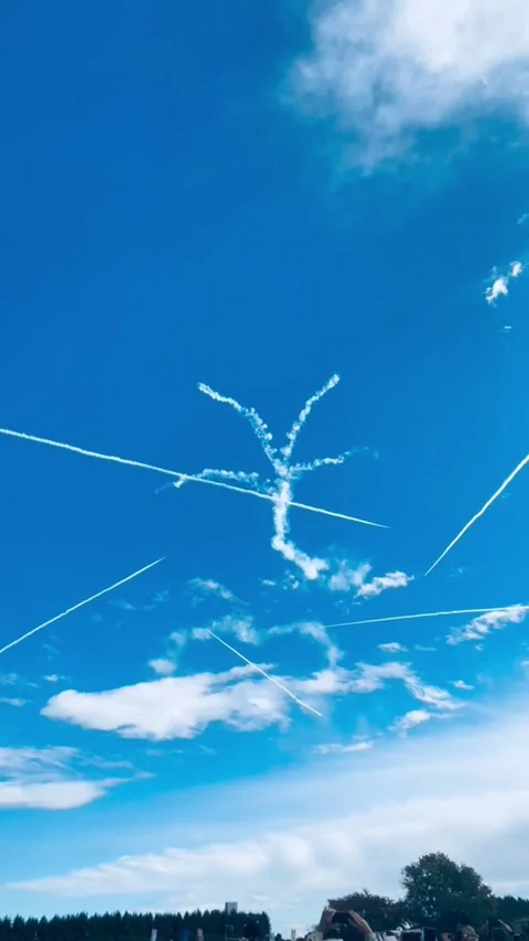 JASDF Blue Impulse Stock Footage 322008482