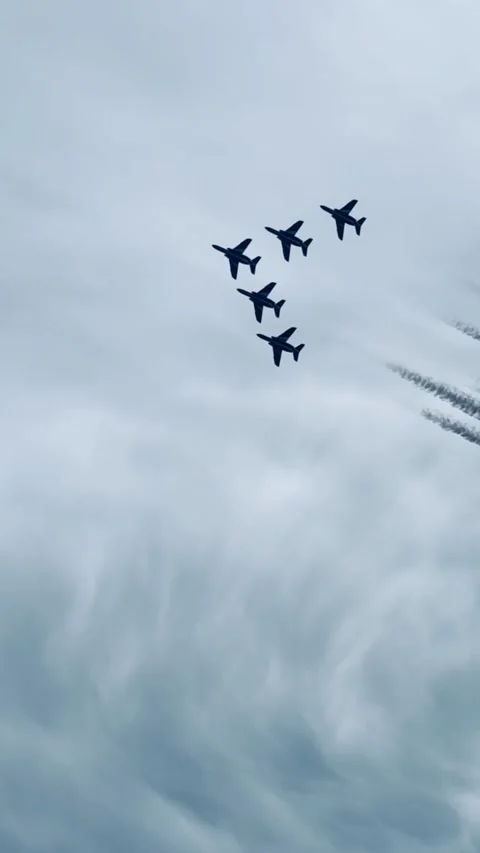 JASDF Blue Impulse Stock Footage 322030042