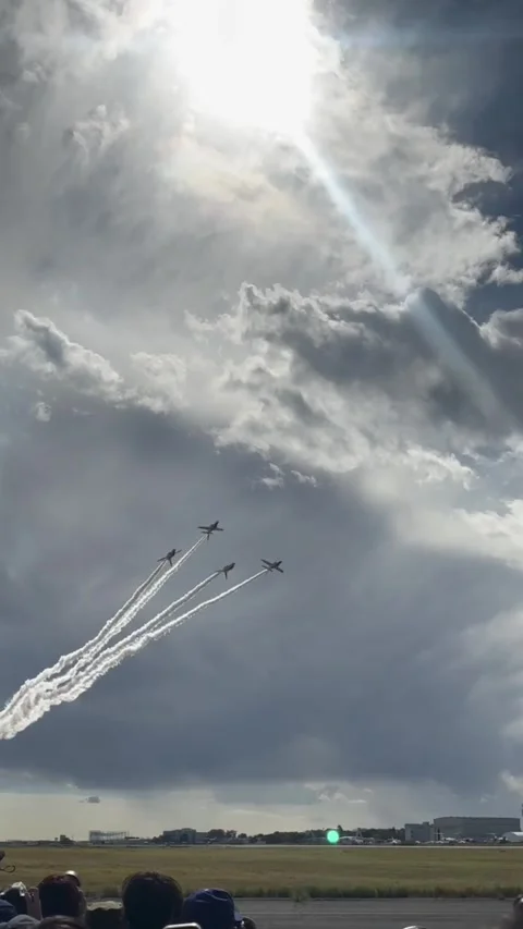 JASDF Blue Impulse Stock Footage 322030486