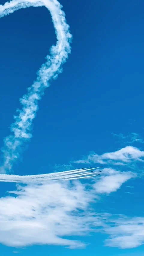 JASDF Blue Impulse Stock Footage 322030490