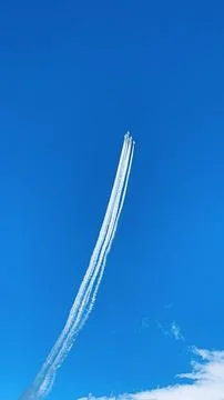 JASDF Blue Impulse Foto stock