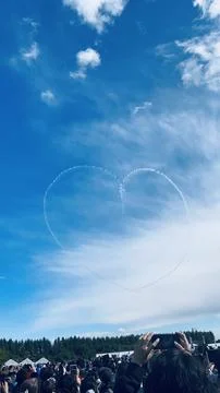 JASDF Blue Impulse Foto stock