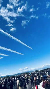 JASDF Blue Impulse Foto stock