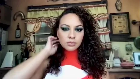 Jasmine C Jones is being interviewed by Stefan Pape for 'Blindspotting' - 2021 Stock Footage 157432578