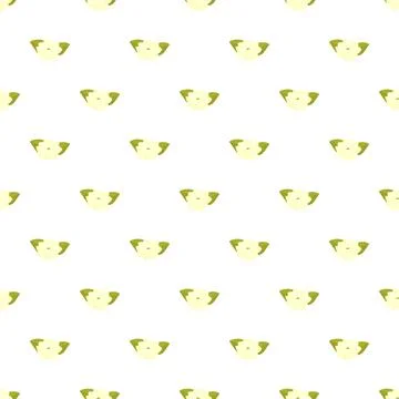 Jasmine flower seamless pattern repeating botanical background Illustrazione stock