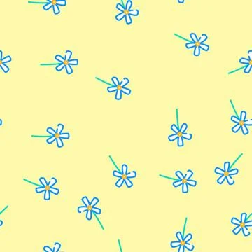 Jasmine flower spring vector seamless pattern Stock Illustration