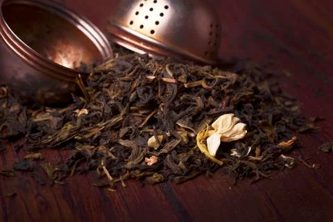 Jasmine green tea Stock Photos