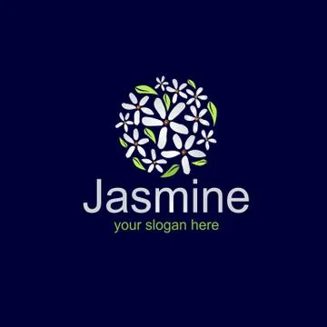 Jasmine logo Stock Illustration