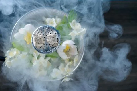 Jasmine scent Hookah Stock Photos