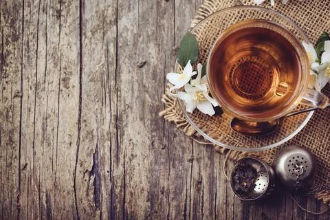 Jasmine Tea 스톡 사진
