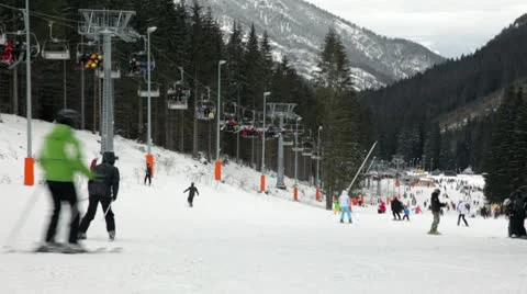 Jasna Ski Resort Video stock 10712627