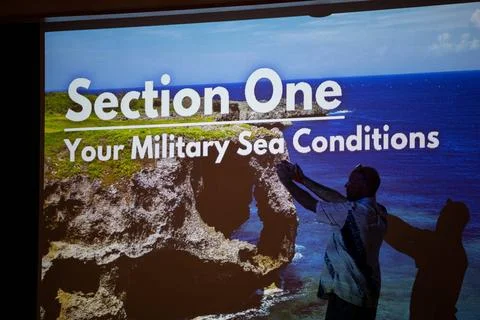 Jason MacDonald, an ocean safety program manager with Marine Corps Install... Stock Photos