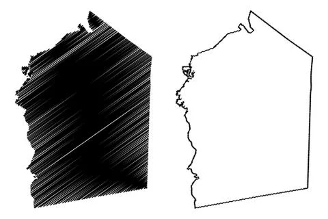 Jasper County, Georgia (U.S. county, United States of America,USA, U.S., US)  Stock Illustration
