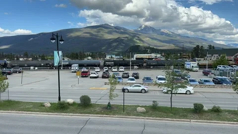 Jasper Downtown Canada Timelapse Stock Footage 246606321