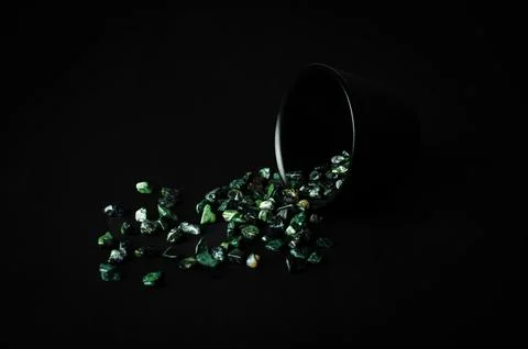 Jasper kambamba stone chips Foto stock
