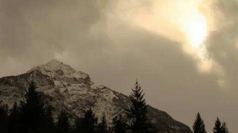 Jasper park timelapse 8 Stock Footage 7752855