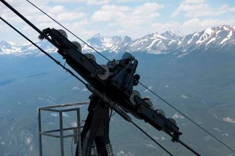 Jasper Tramway Wheels Foto stock