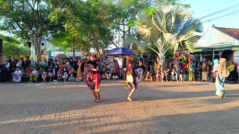 Jathilan dance performance Stock Footage 279431714