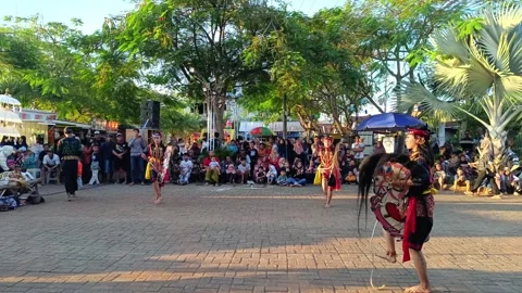 Jathilan dance performance Stock Footage 279431951