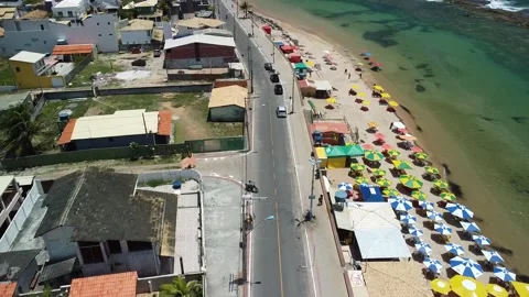 Jauá Beach (aerial image) Stock Footage 229974238