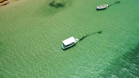 Jauá Beach (aerial image) Stock Footage 229974251