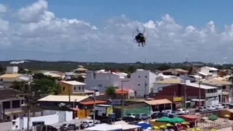 Jauá Beach (aerial image) Stock Footage 231536294
