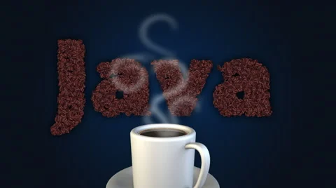 Java and Joe coffee cup animation 動画素材 41776413