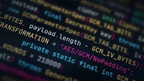 Java Code Snippet Animation Programming Background Software Development Coding Vídeos de archivo 342237083