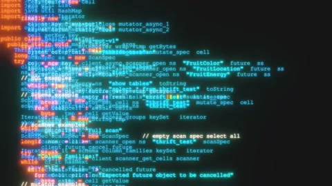 Java Coding 4k Stock Footage 197096341