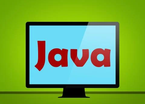 Java computer language Stock Illustration