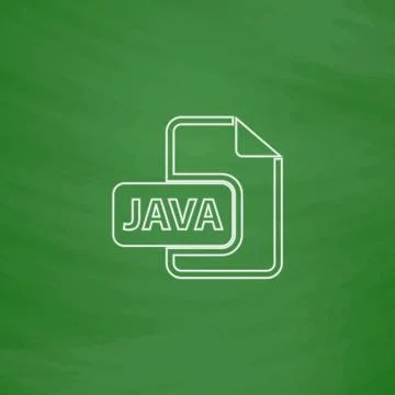JAVA computer symbol 스톡 일러스트