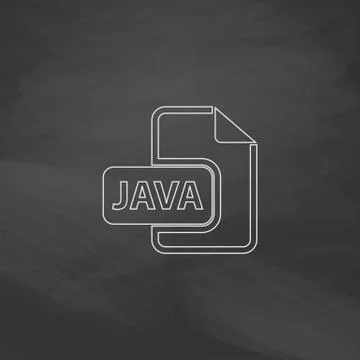 JAVA computer symbol Stockillustratie