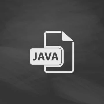 JAVA computer symbol Illustrazione stock