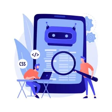 Java developer vector concept metaphor Stock Illustration