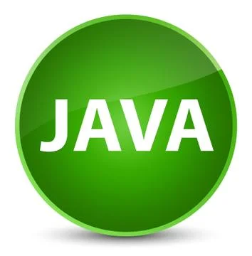 Java elegant green round button Stockillustratie