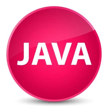 Java elegant pink round button Stock Illustration